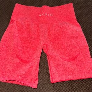NVGTN Women's Vibrant Red Athletic Shorts